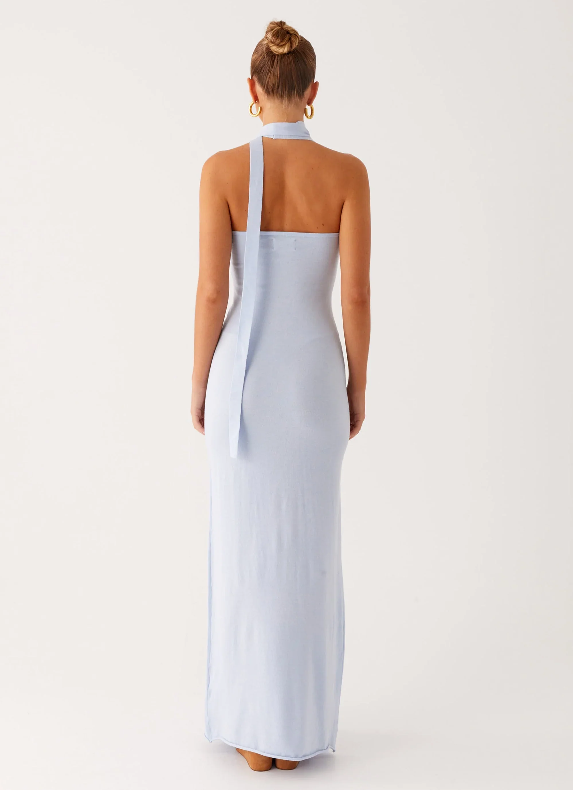 Eddie Knit Maxi Dress - Blue