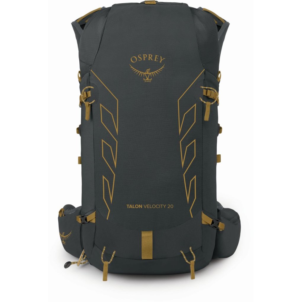 Osprey Talon Velocity 20 Backpack - L/XL - Dark Charcoal/Tumbleweed Yellow