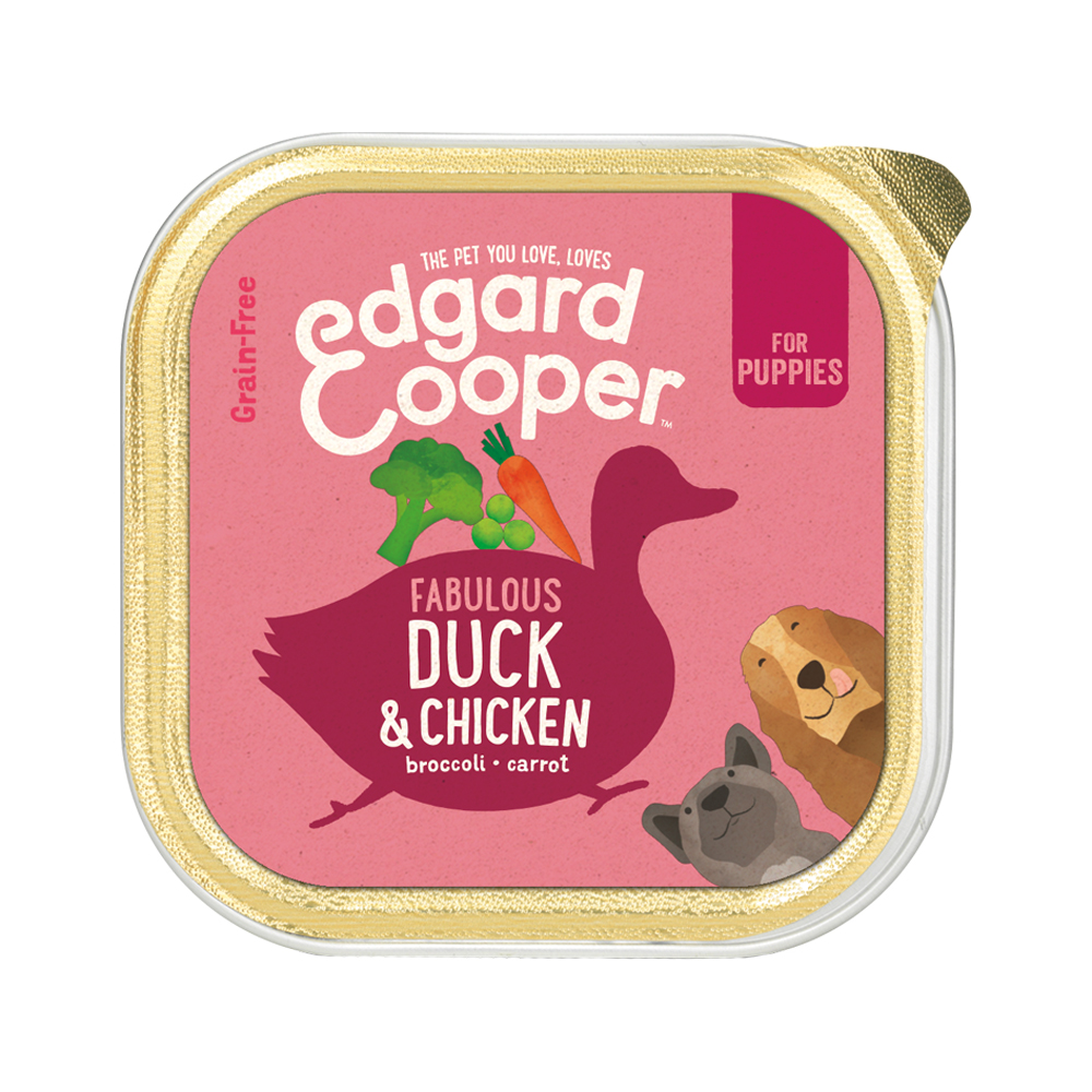 Edgard & Cooper Puppy - Duck & Chicken - 11 x 150 g
