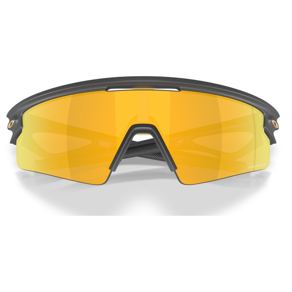Oakley Sphaera Strike Glasses - Matte Carbon/Prizm 24K Polarized - OO9531-0337