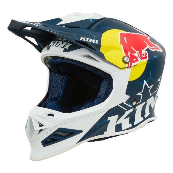 Kini Red Bull cross Helmet MXC1 1.0 2025 - White / BlueRef: KRB0137