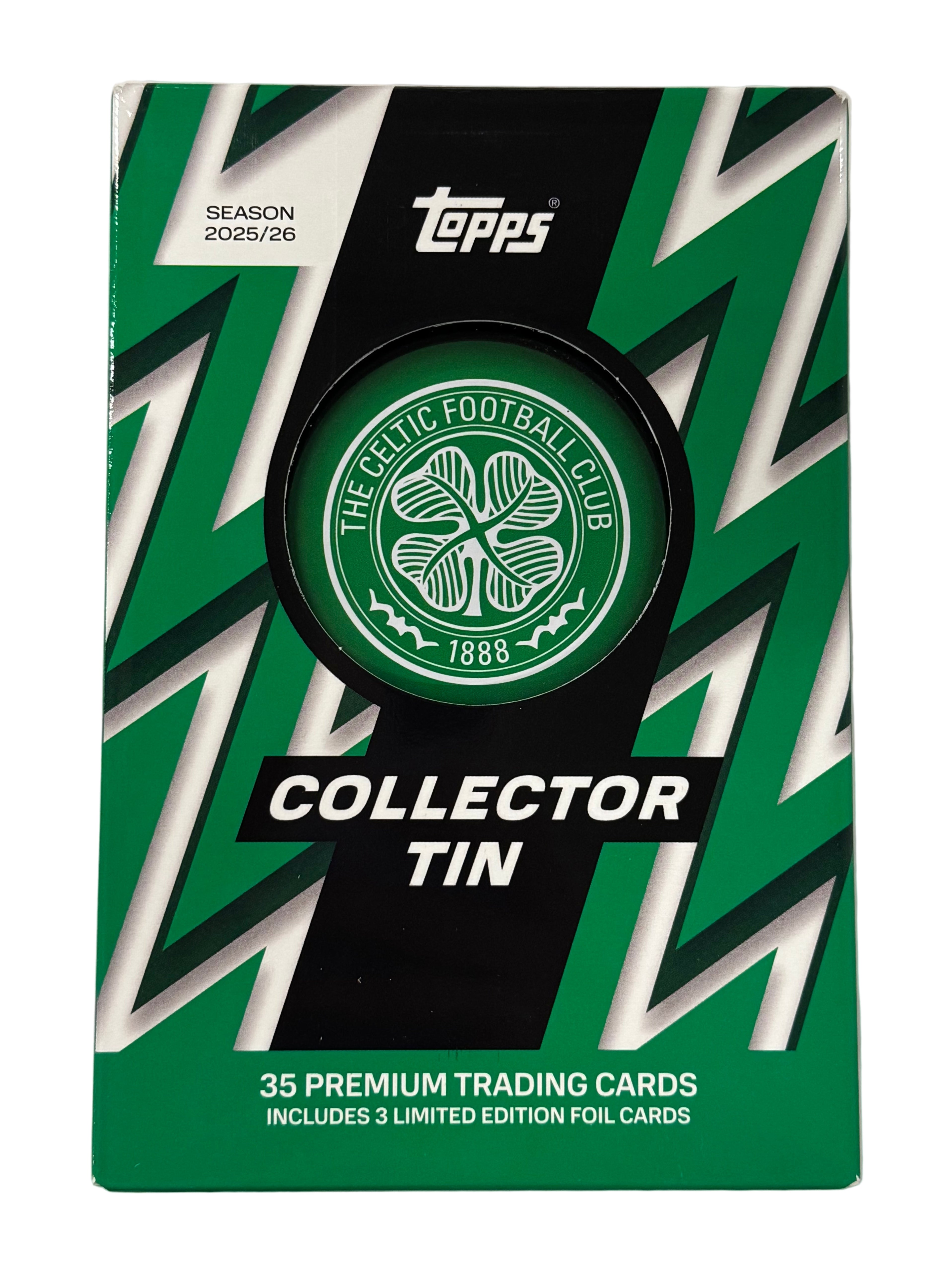2025/26 Topps Celtic FC Soccer Collector Tin