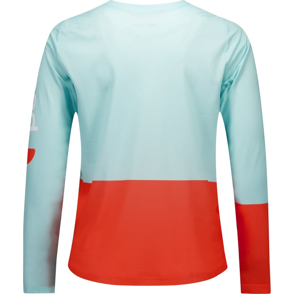 POC Motion Air Long Sleeve Jersey Women - 8895 Lazurite Blue/Carnelian Orange