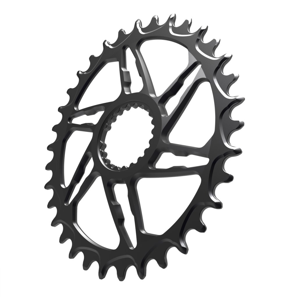 Alugear Xtrect Narrow Wide Boost MTB Chainring - Oval - for Shimano 12sp Direct Mount