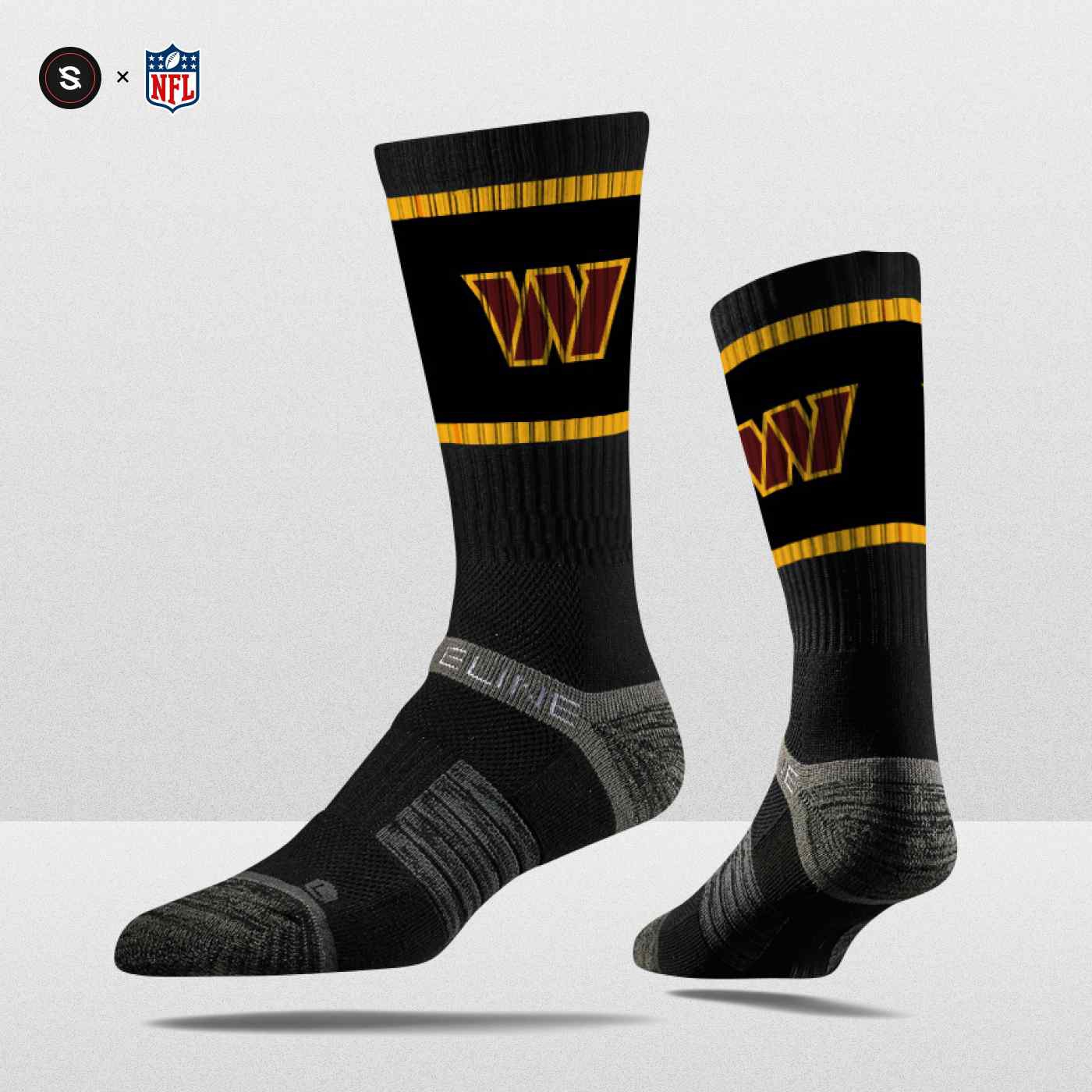 Washington Commanders Strideline Premium NFL Crew Socks