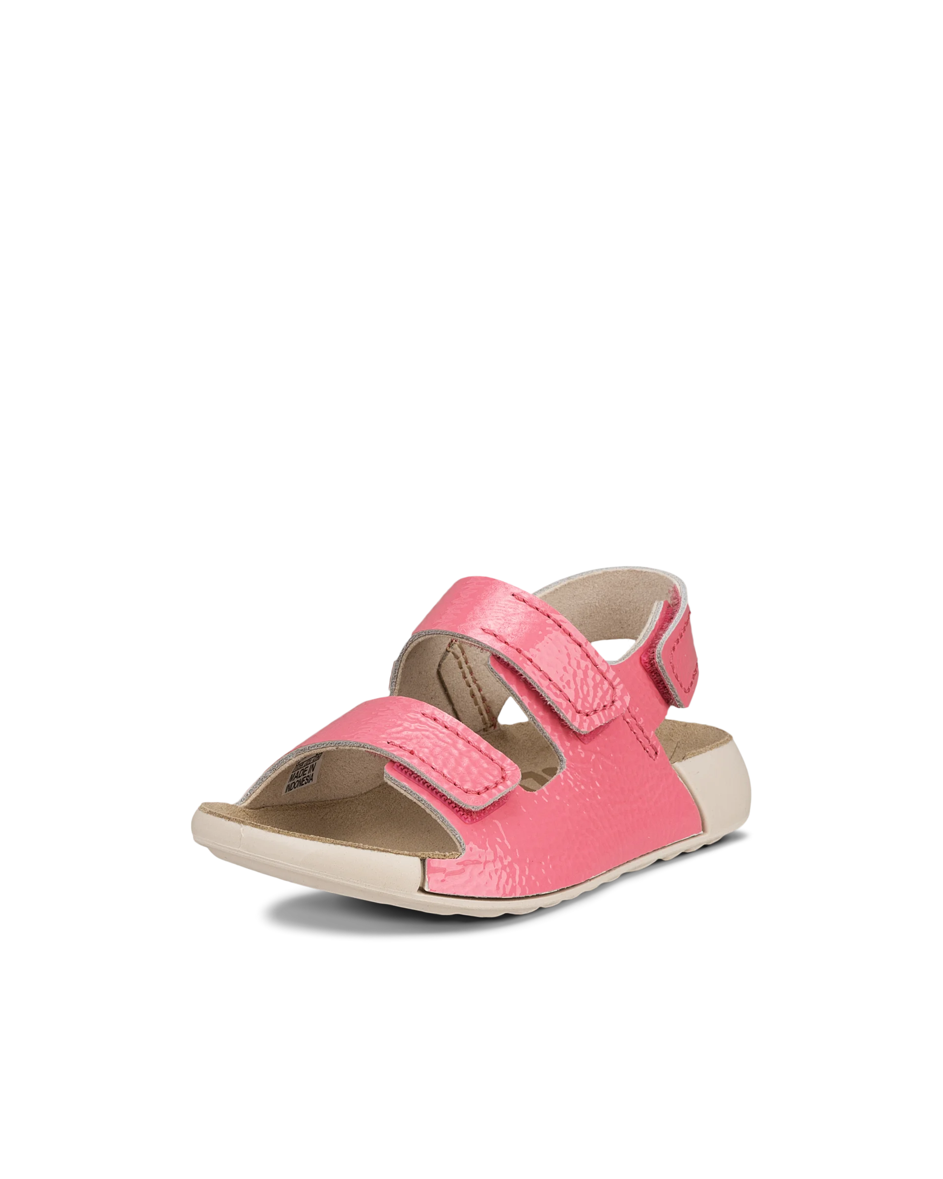 ECCO COZMO INFANT Kinder Ledersandale mit zwei Riemen Pink