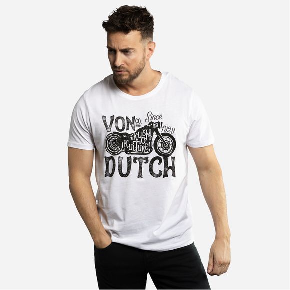 Von Dutch LOG Short Sleeve T-Shirt - WhiteRef: VDH0242
