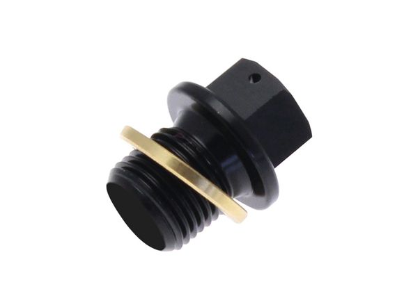 Tecnium drain plug - black aluminum M8x1.25x16Ref: TE00485A / 1009713