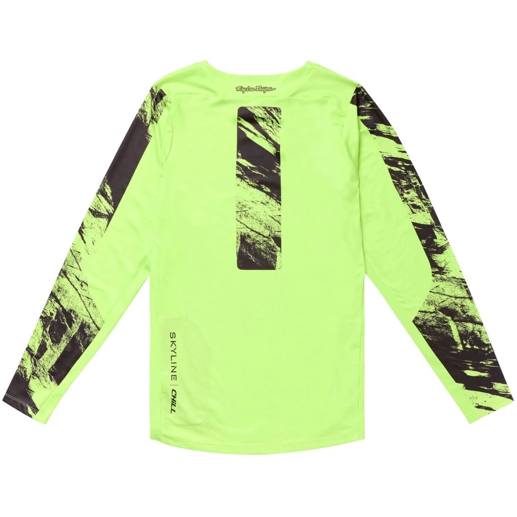 Troy Lee Designs Skyline Chill Long Sleeve Jersey Men - Rockslide Glo Yellow