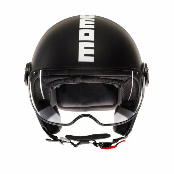Jet Momo Design Fgtr Classic helmet - Black / WhiteRef: MM0163
