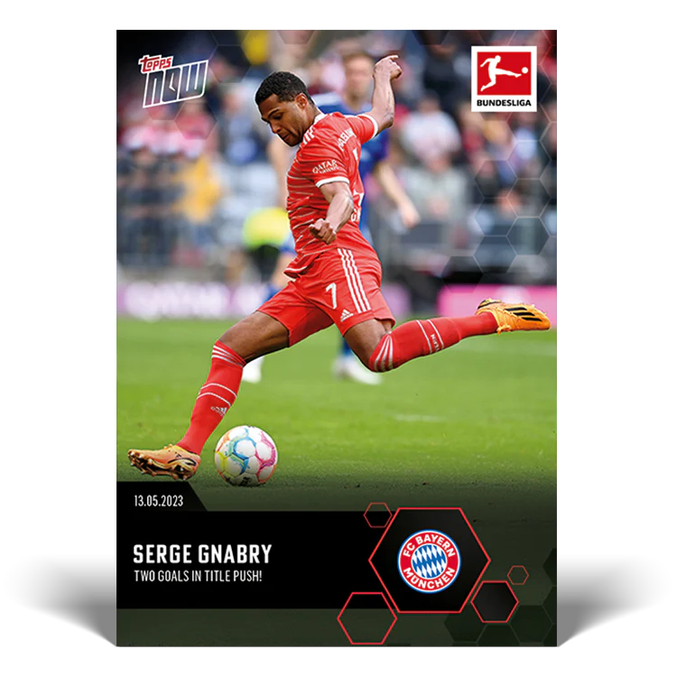 Topps UK - Two goals in title push! - Bundesliga TOPPS NOW® Card #201