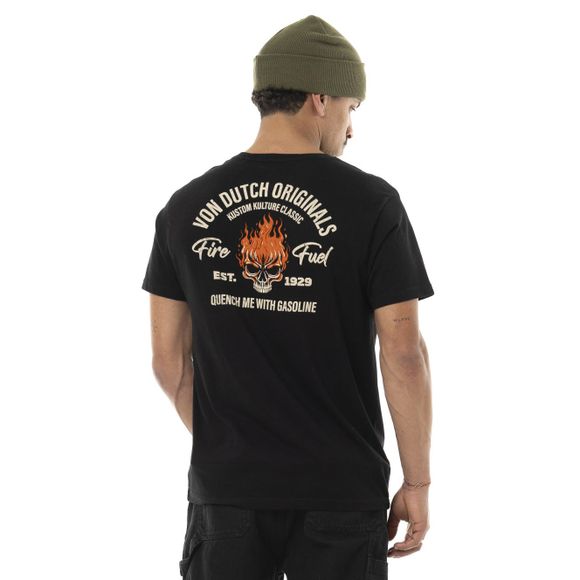 T-Shirt manches courtes Von Dutch CLASSIC - NoirRef : VDH0356