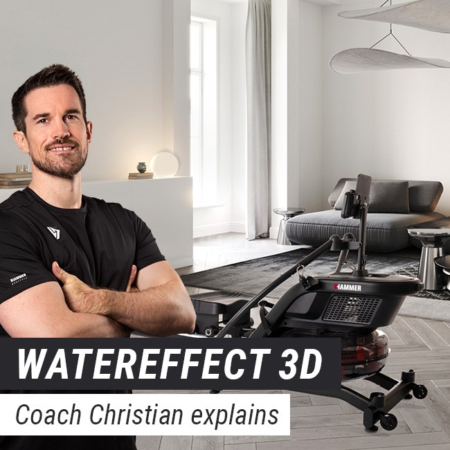 Water Rowing Machine WaterEffect 3D