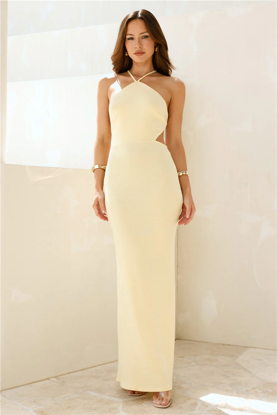Tropiluxe Maxi Dress Yellow