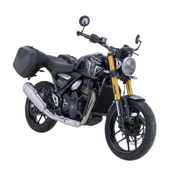 SW-MOTECH COMPLETE KIT URBAN ABS Black Case (2x16.5 liters) - BlackTRIUMPH 400 SPEED ​​400 - 2024 - 2025Ref: Swm1088 / Bc.Hta.11.616.30000/B