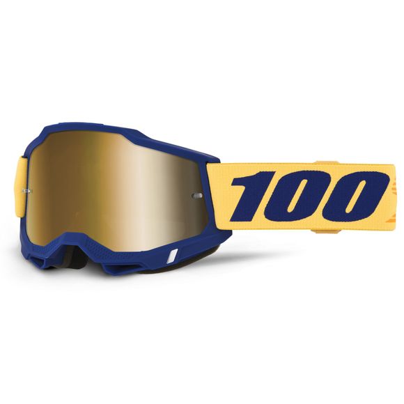 100% ACCURI 2 DESOTO cross mask - Mirror True Gold 2026 - Blue / YellowRef: CE1586 / 50014-10062