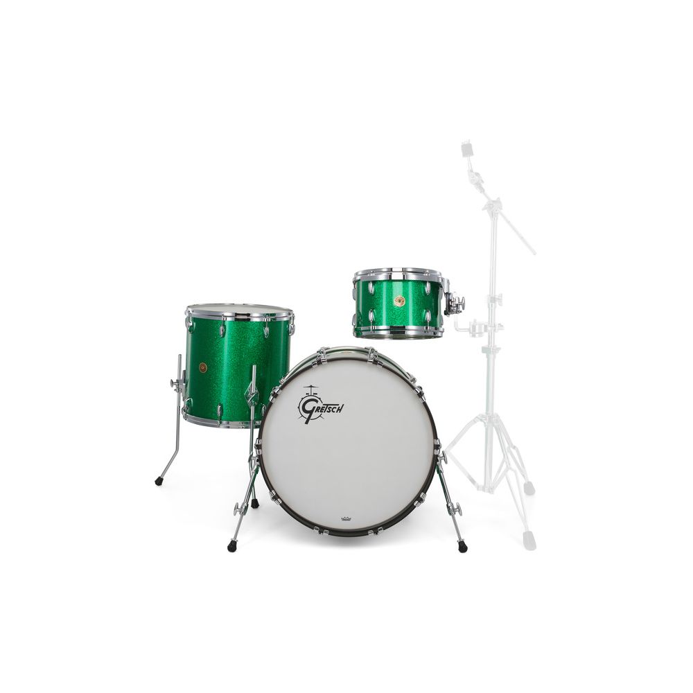 Gretsch Drums USA Custom 22 Green Sparkle – Thomann Ireland