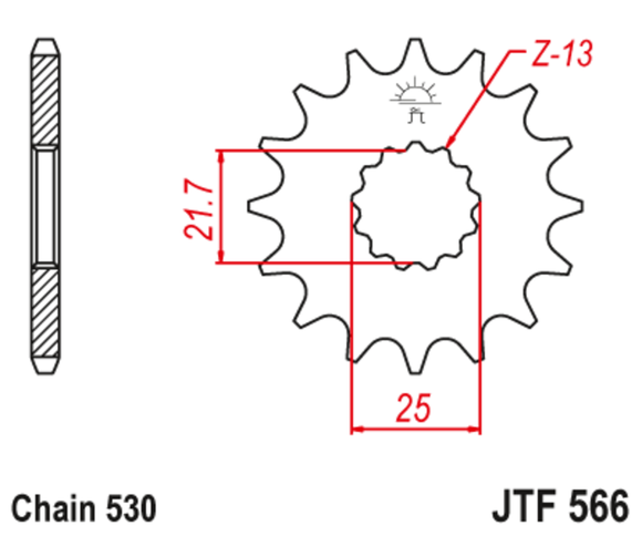 JT. Anti -noise steel 566 - 530Ref: Jtc01493A / 1148759001