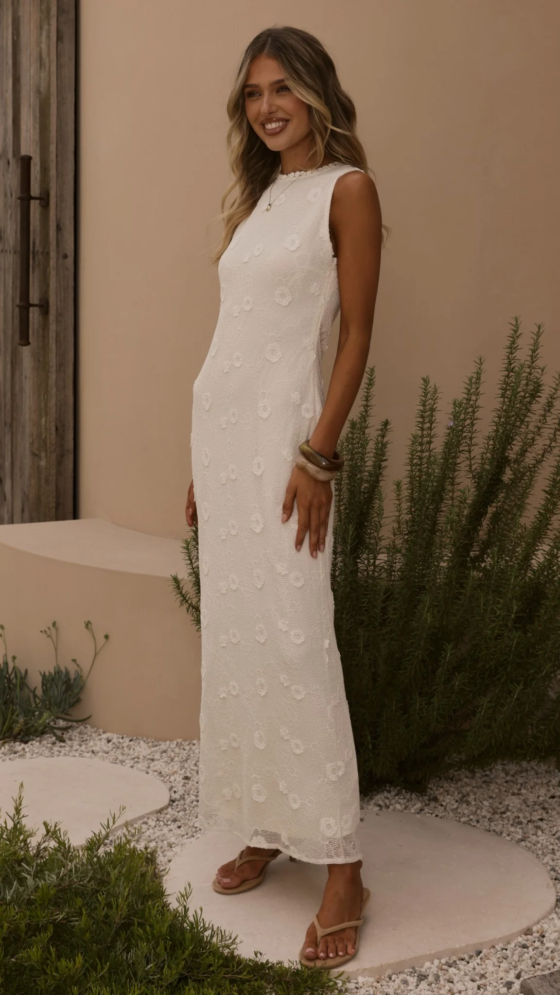 Macie Maxi Dress - Cream