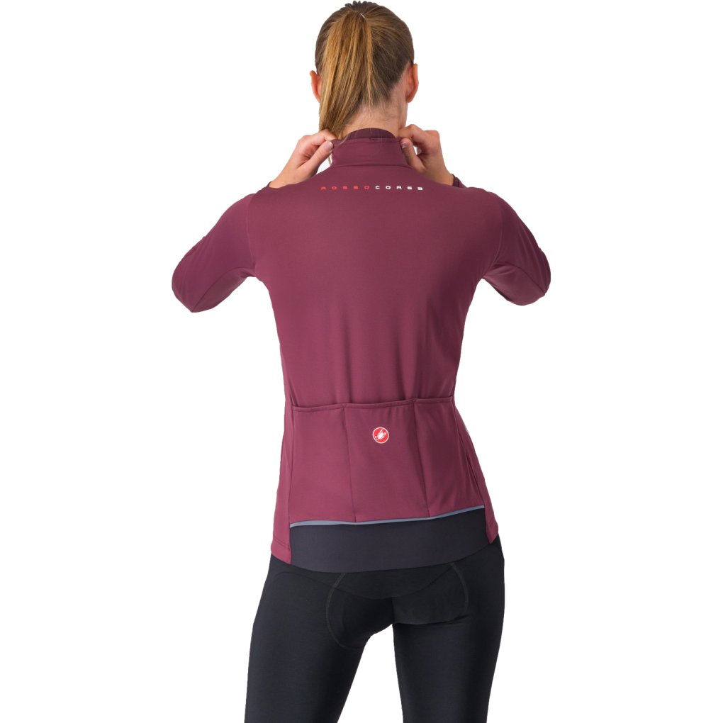Castelli Alpha 150 Jacket Women - deep bordeaux/brilliant pink 625