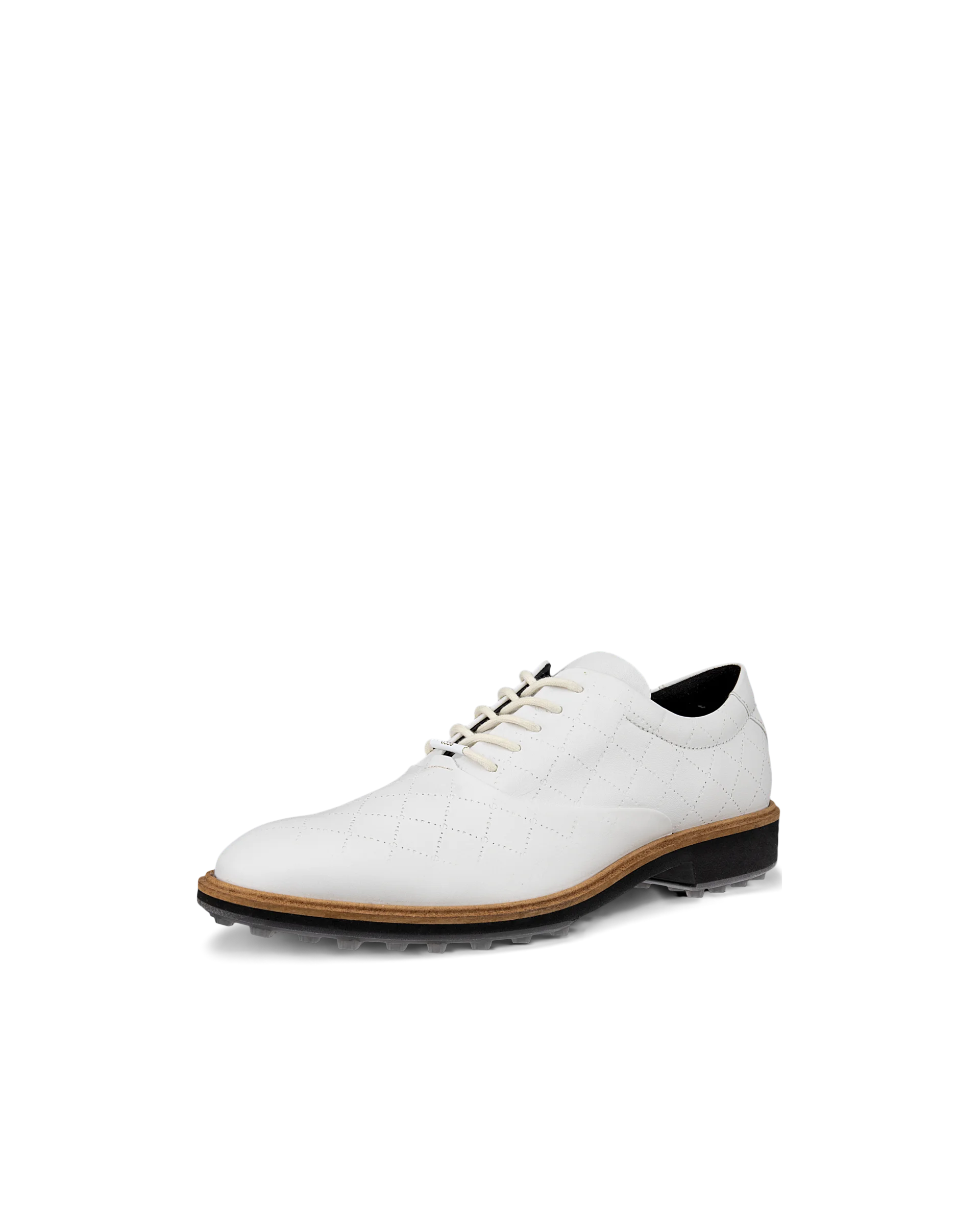 ECCO M GOLF CLASSIC HYBRID Herren Golfschuh aus Leder Weiß
