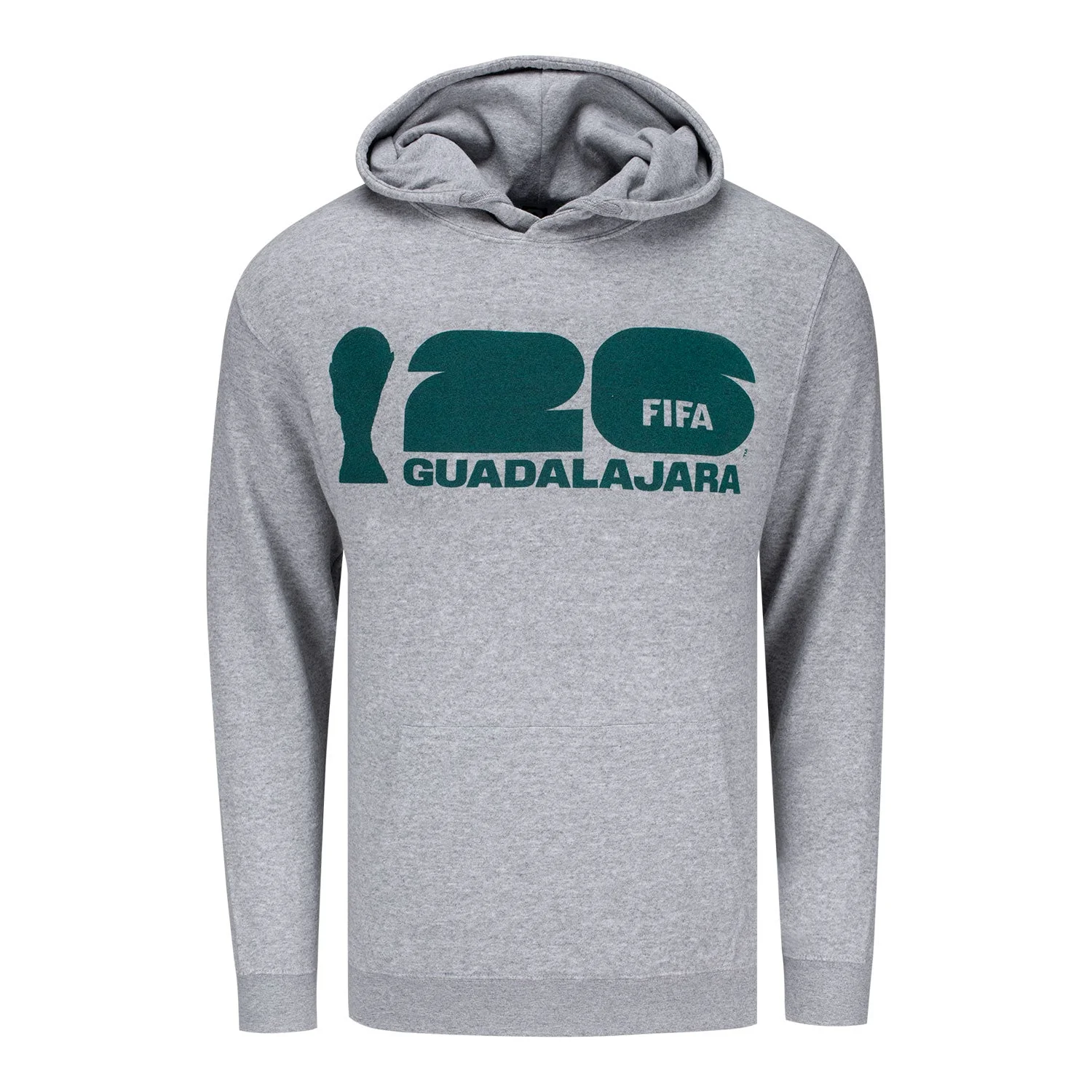 2026 Soccer Fan Collection Guadalajara Grey Hoodie - Unisex