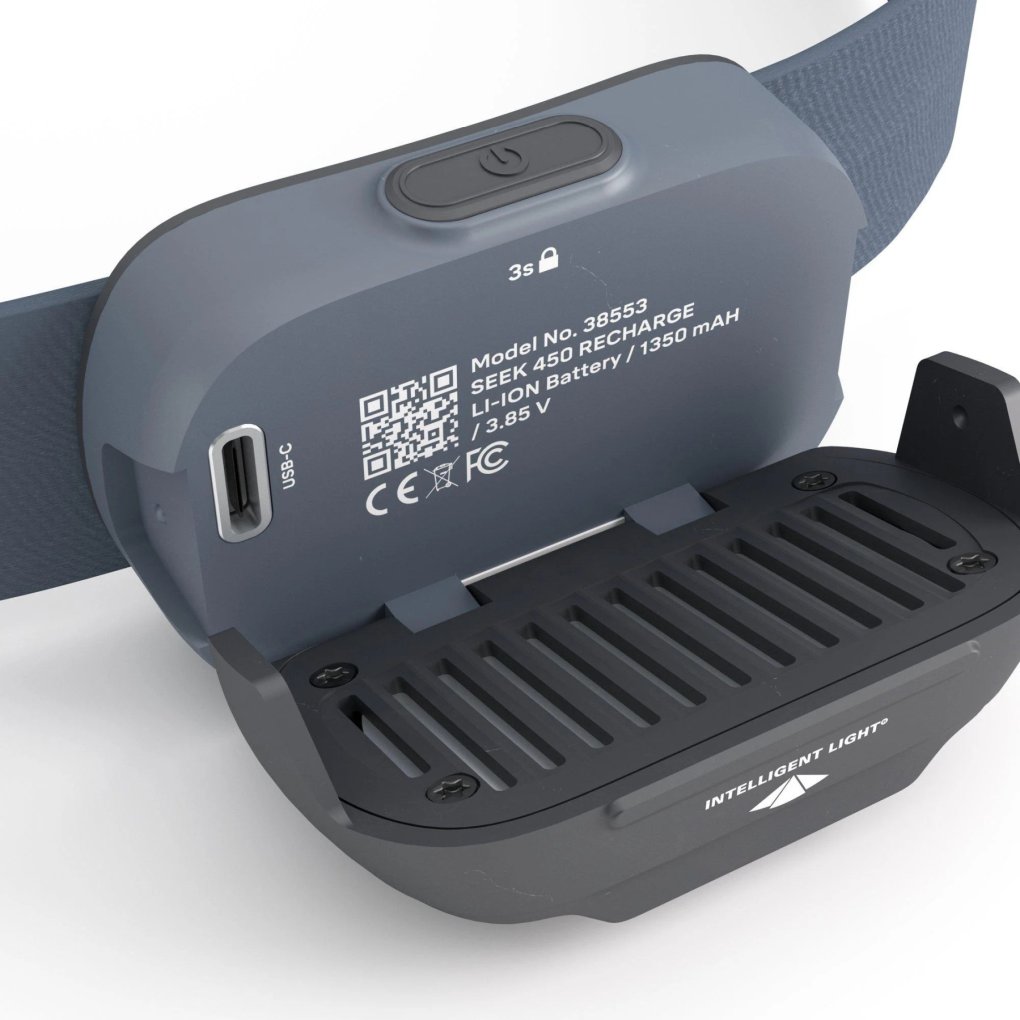 Silva Seek 450 Recharge Head Light - Black