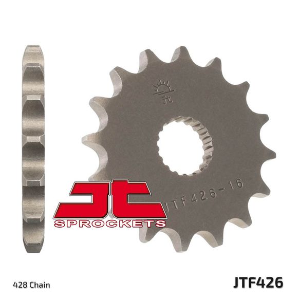 JT. Standard Steel Transmission Sprocket 426 - 428Ref: Jtc01123A / 1077383002