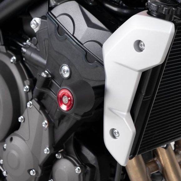 Pare-carter Barracuda Kit roulettes - NoirTRIUMPH 660 TRIDENT 660 - 2021 - 2025Ref : BAR0380 / TR6101-21