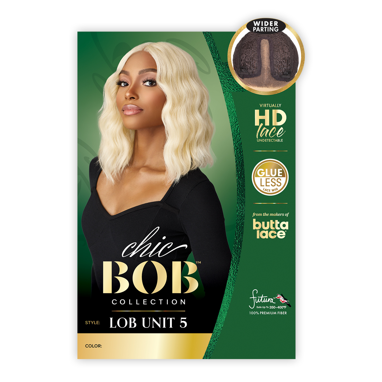 Sensationnel HD Lace Front Wig Butta Lace Glueless Chic Bob Lob Unit 5