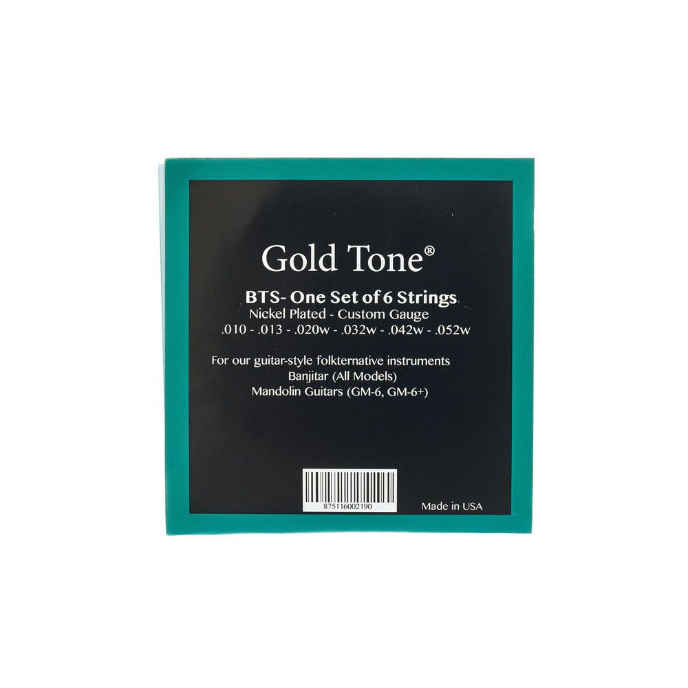 Gold Tone BTS Guitar Banjitar Strings – Thomann Ireland