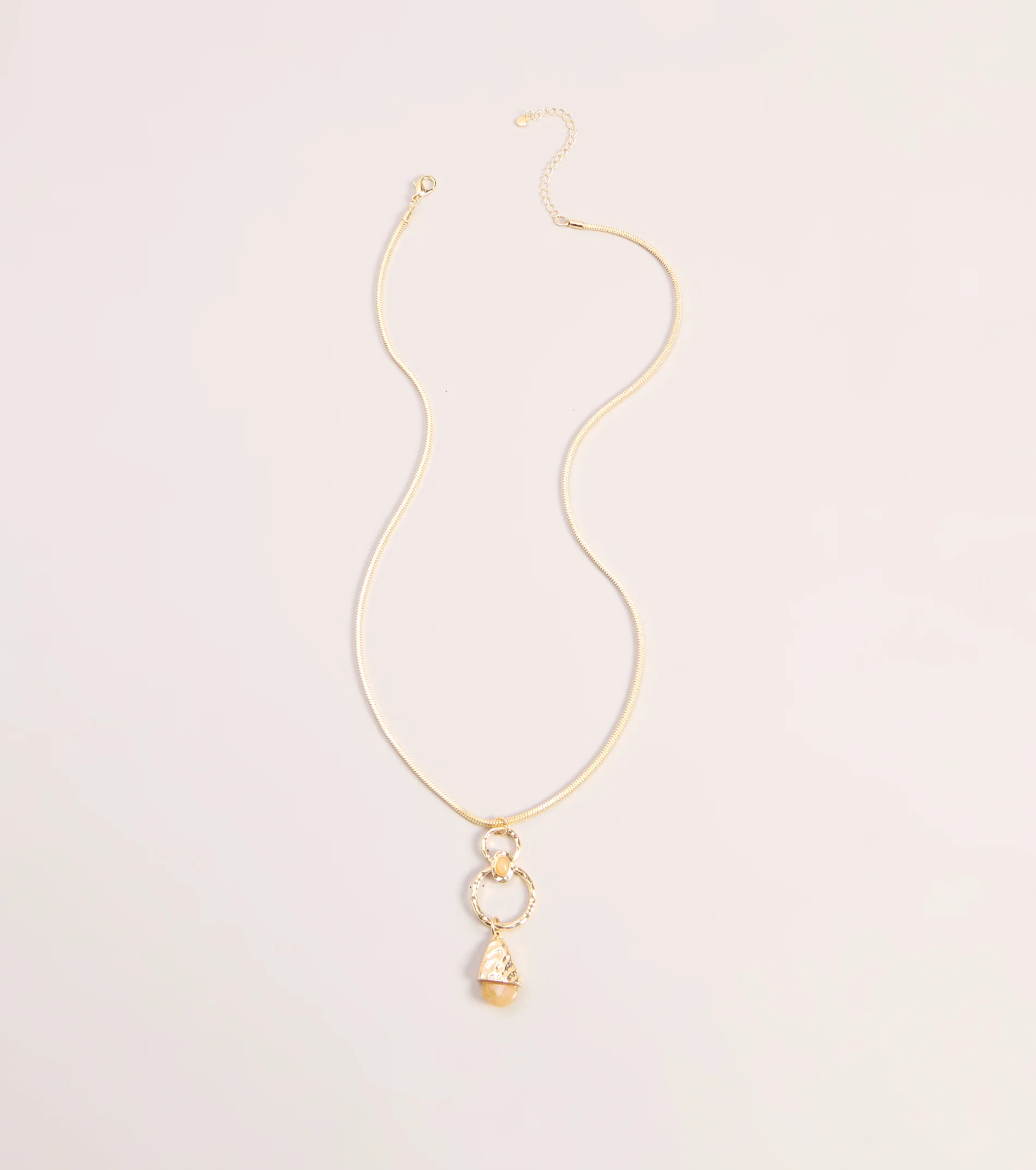 Wander Link Pendant Necklace