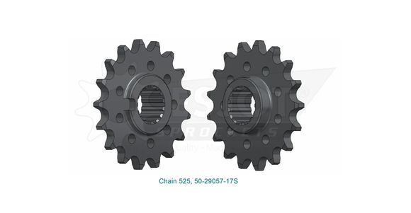 Esjot 17 teeth gearbox output pinionRef: Esjo00007A / 12122386