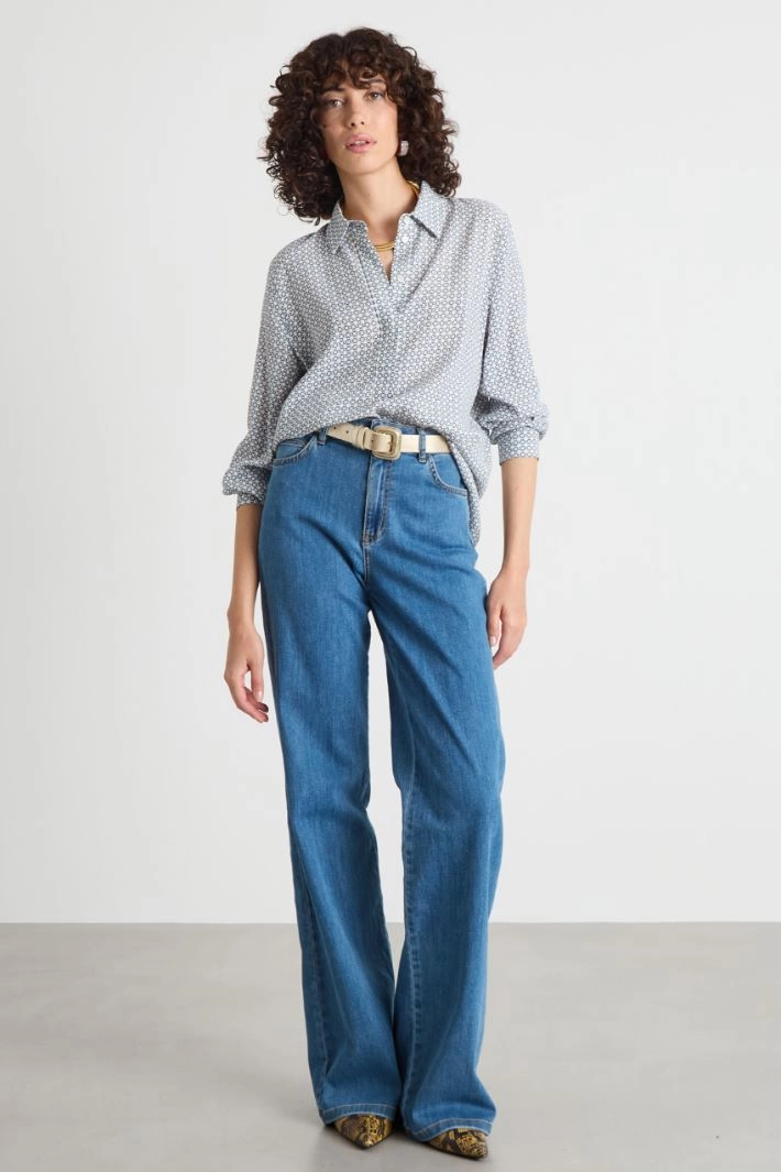 Wide-leg jeans - BLUE