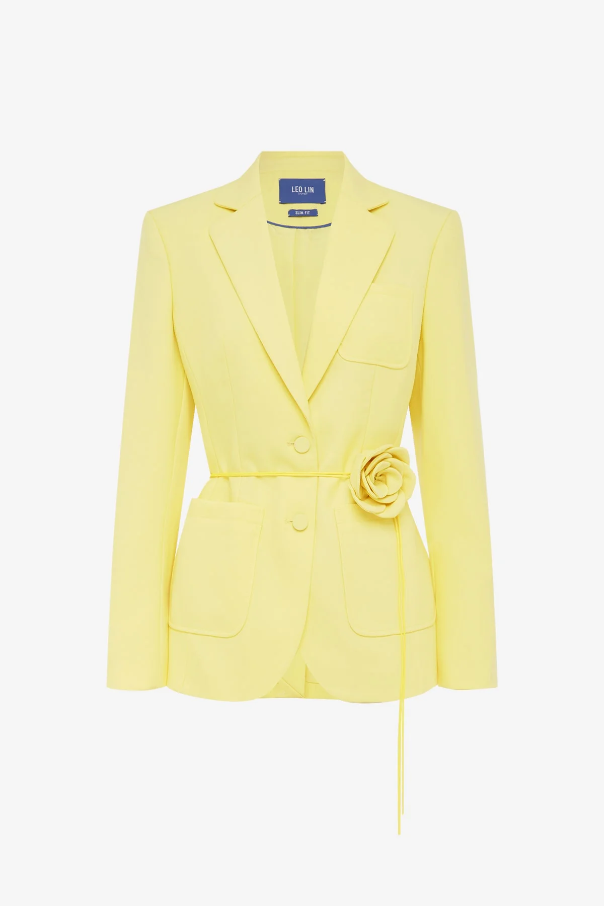 Vesper Fitted Blazer - Limoncello