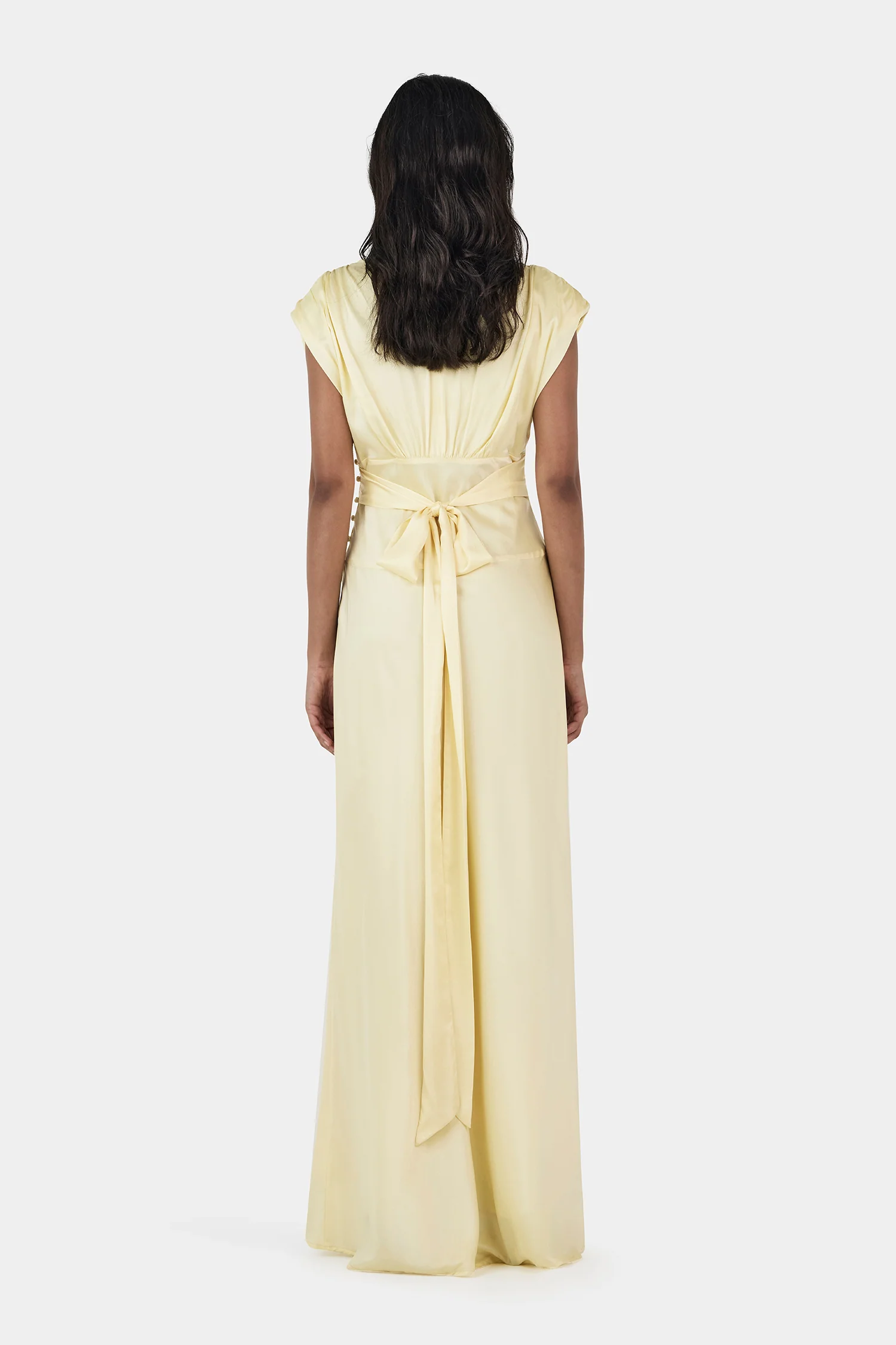 Meredith Silk Dress Butter