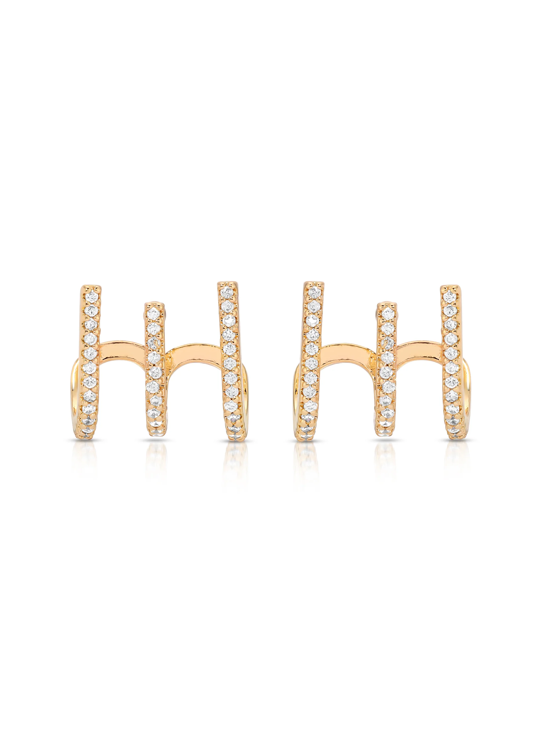 Sparkle Triple Illusion Ear Wrap