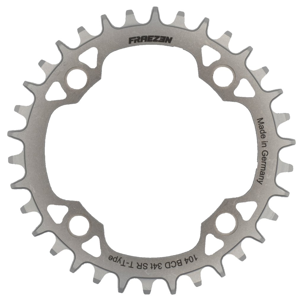 Fraezen BLATT MTB Chainring | SRAM T-Type | 104mm - silver