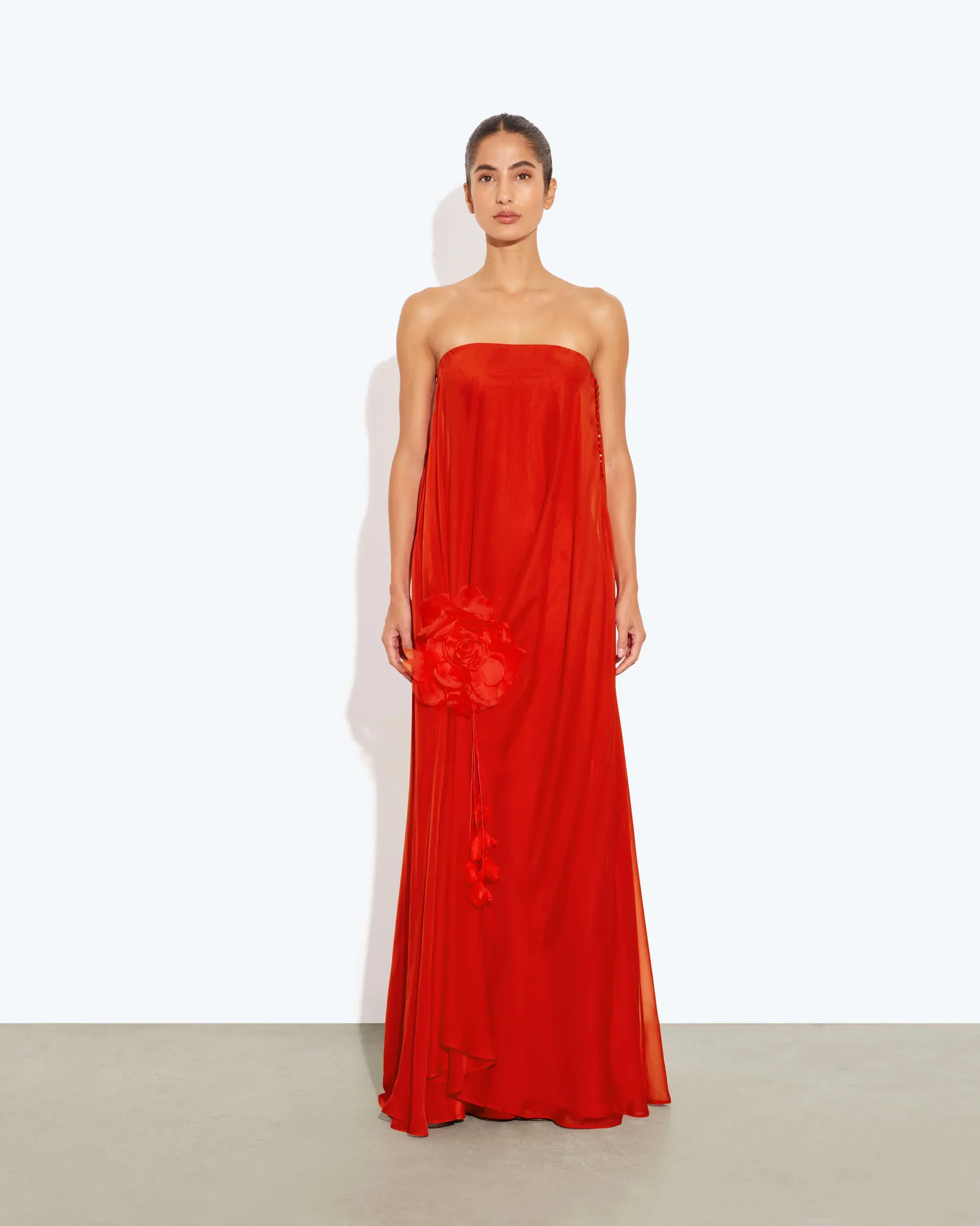 Hibiscus Dress Red