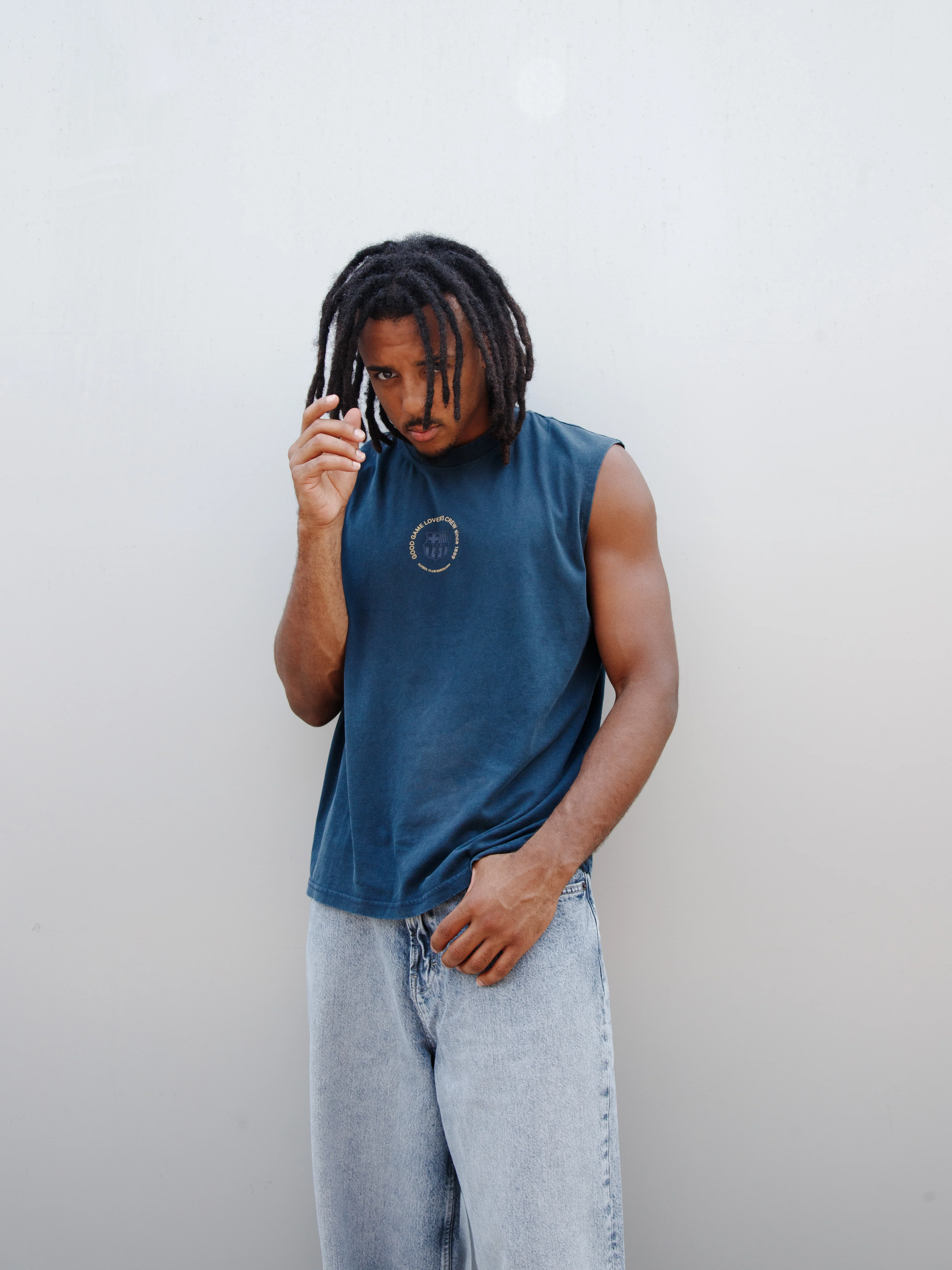 Tank Top Navy Barça Essentials