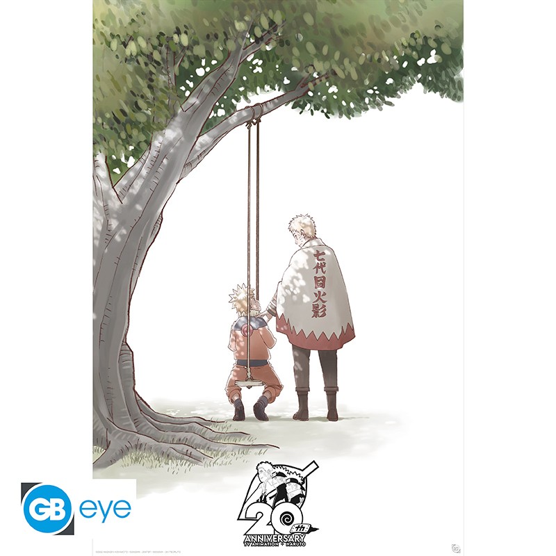 NARUTO SHIPPUDEN Poster 20 years anniversary (91.5x61cm)