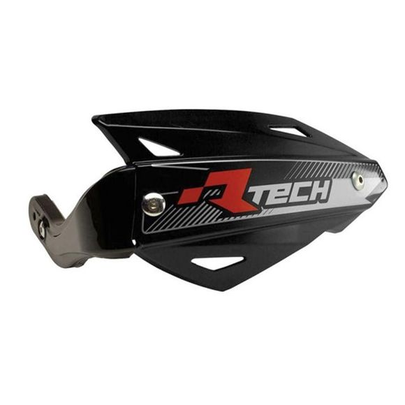 R-tech vertigo ATV handguards with universal mounting kit - BlackRef: RTH0644