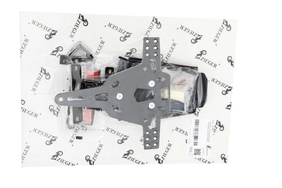 Zieger License Plate Holder Type AHARLEY DAVIDSON 1690 FLSTFB 1690 SOFTAIL FAT BOY SPECIAL - 2013Ref: Zie00503A / 20302388