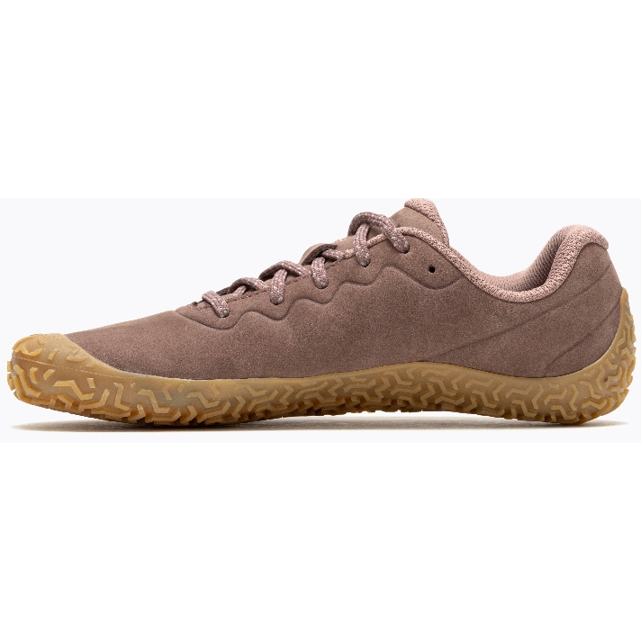 Merrell Vapor Glove 6 Leather Barefoot Shoes Women - marron