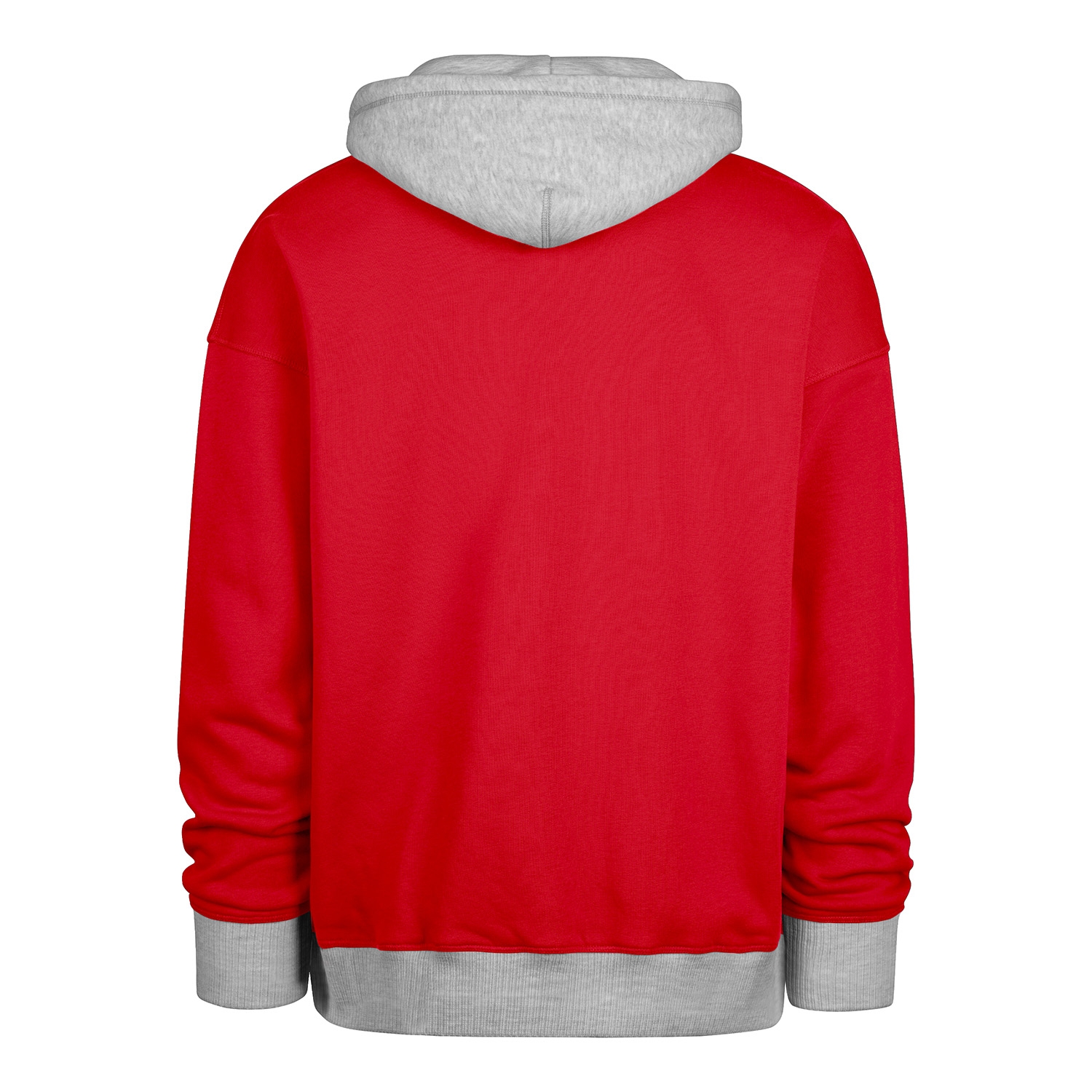 Detroit Red Wings Patch '47 Drop Shoulder NHL Hoodie Red