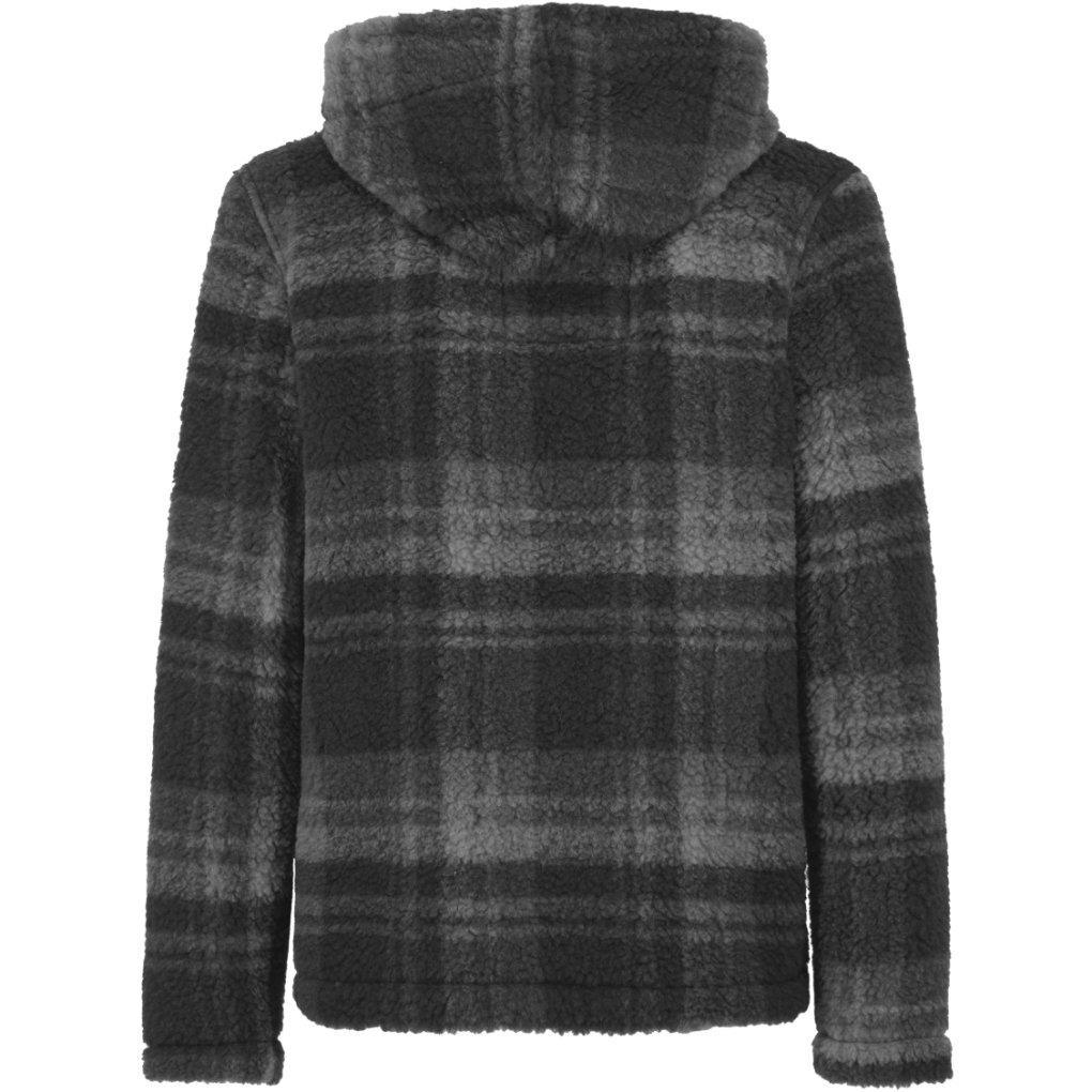 E9 Marcin Knit Jacket Men - Dark Grey Tartan