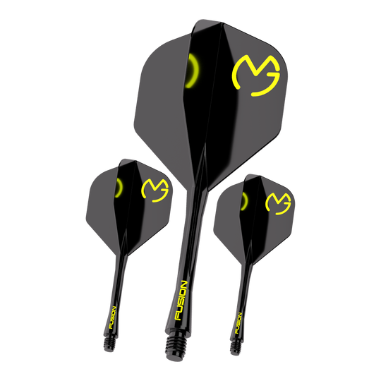 Winmau Fusion Flight Shaft System Michael Van Gerwen Pacman No2 Standard