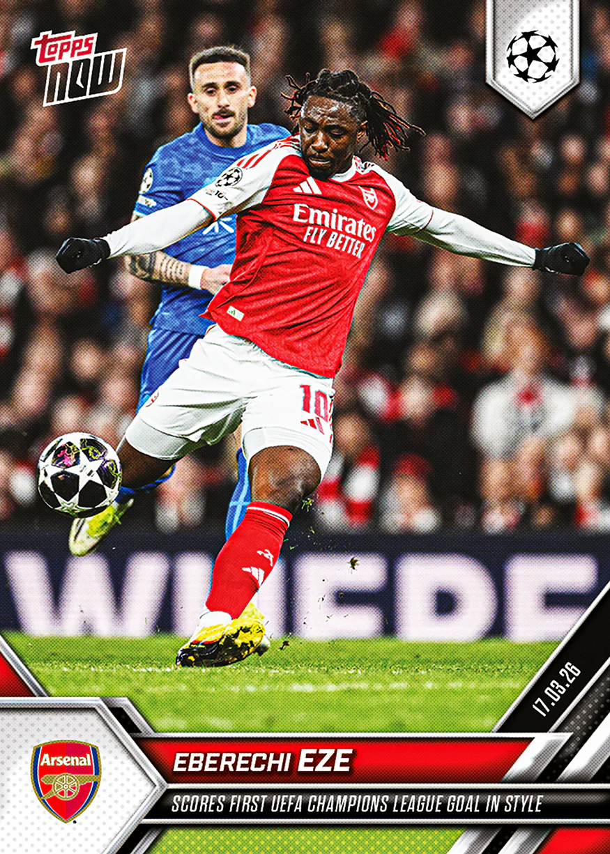 Eberechi Eze - 2025-26 UCL Topps NOW® - Card 109 - PR: 987