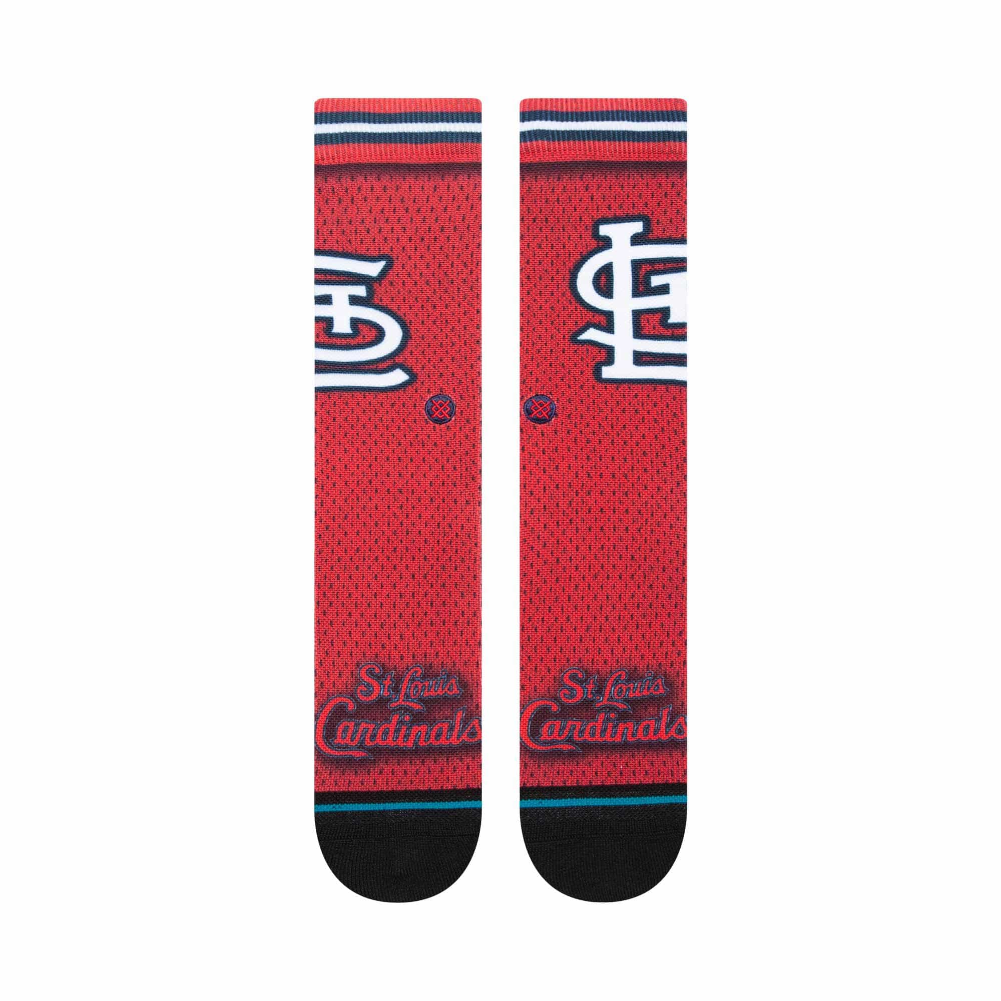 St. Louis Cardinals MLB Batting Practice Stance Crew Socks