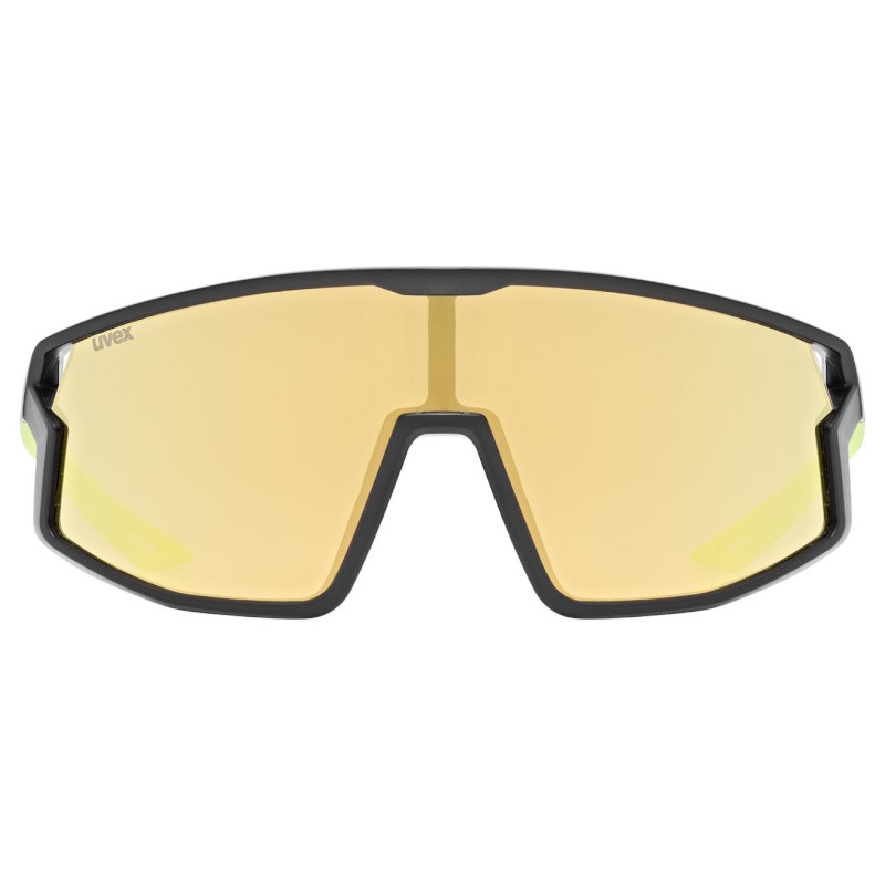 Uvex skyryse jr. Cycling Glasses Kids - black-yellow mattt/mirror yellow